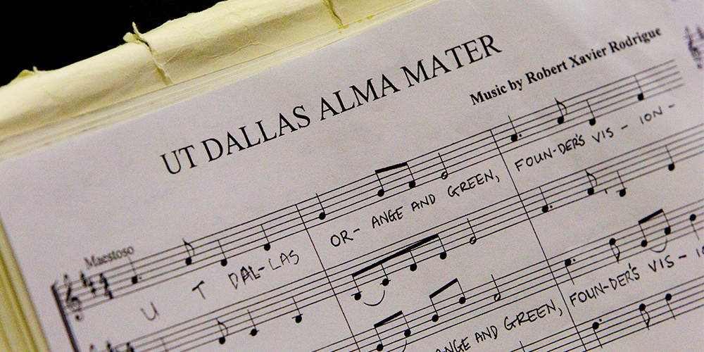Behind the Lyrics: UTD Alma Mater